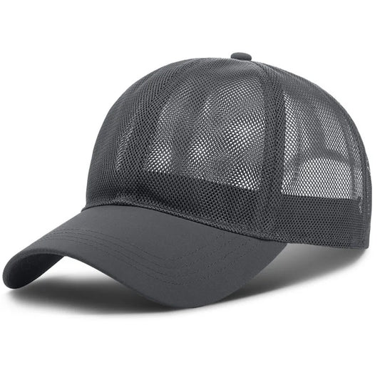 Tacticus® Outdoor Cap in gray color, featuring breathable mesh panels and adjustable fit — ideal for hiking, hunting, fishing, training, or tactical use.