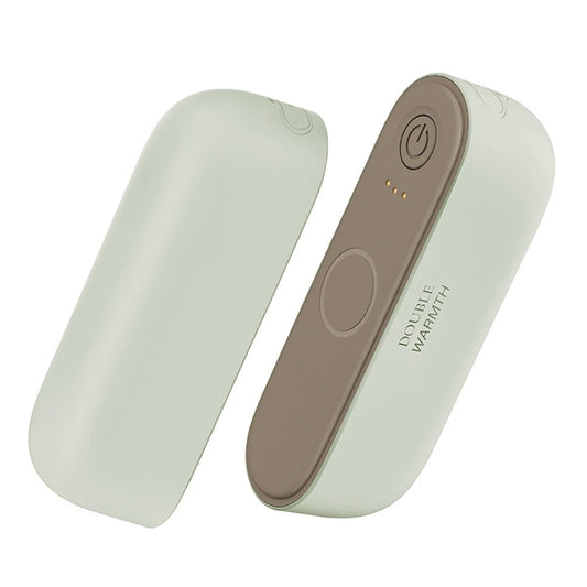 Mint 2-in-1 magnetic rechargeable hand warmers with ergonomic design, compact and portable electric pocket heater ideal for outdoor use and tech gifting.
